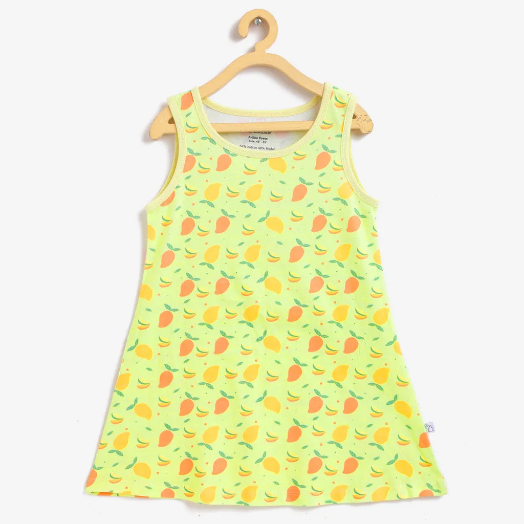 A-line Dress - Mango Summers (4-6 years)