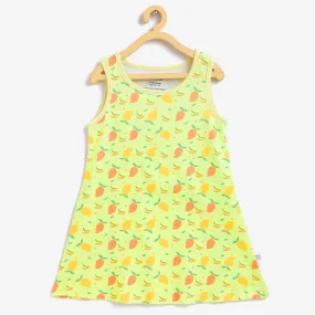 A-line Dress - Mango Summers (6-12 months)