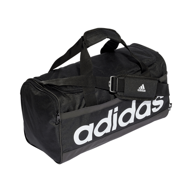 ADIDAS ESSENTIALS BLACK DUFFEL BAG (SMALL)