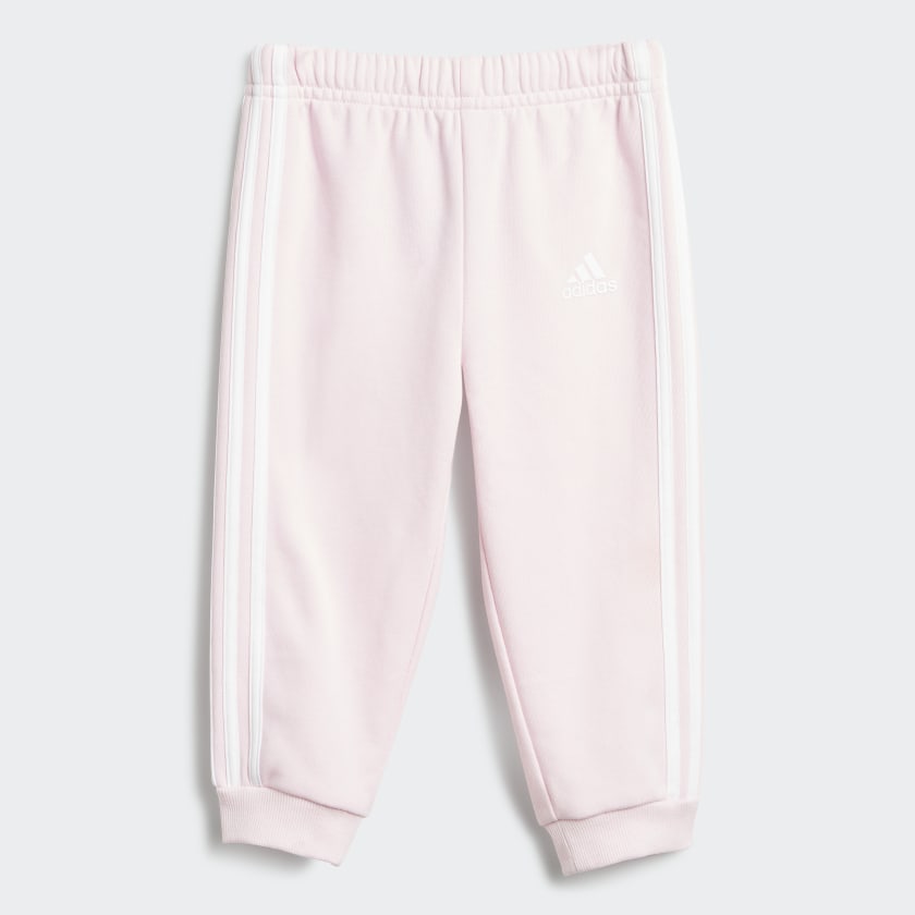 ADIDAS INFANTS BADGE OF SPORT FRENCH TERRY JOGGER SET PINK