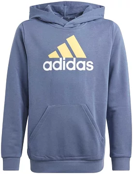 ADIDAS JUNIOR ESSENTIALS BIG  LOGO 2-TONE HOOD NAVY