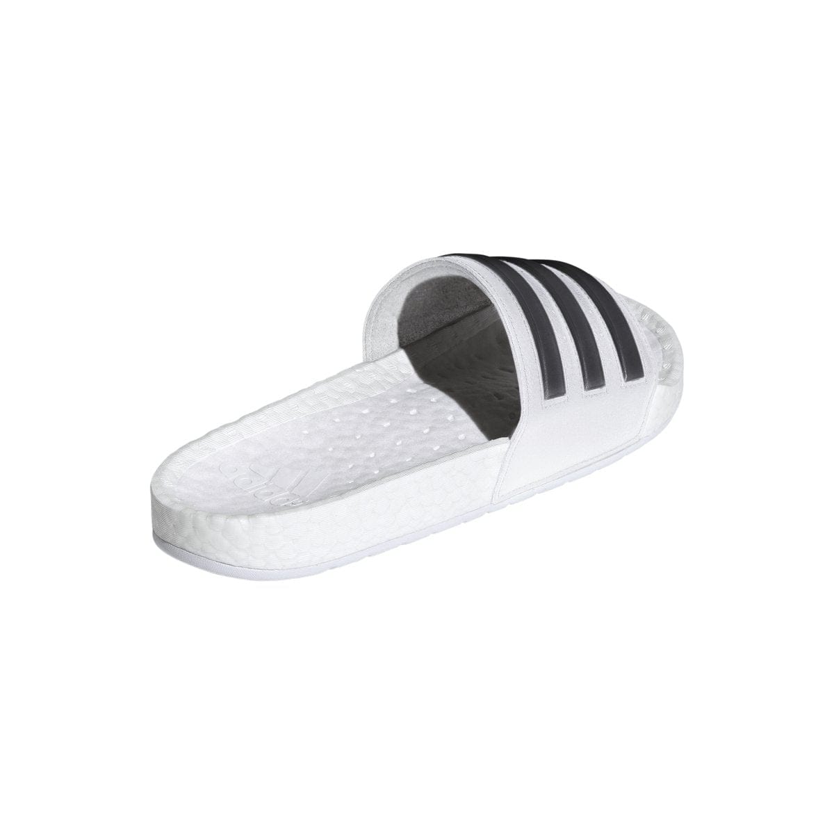 ADIDAS MEN'S ADILETTE BOOST WHITE SLIDES