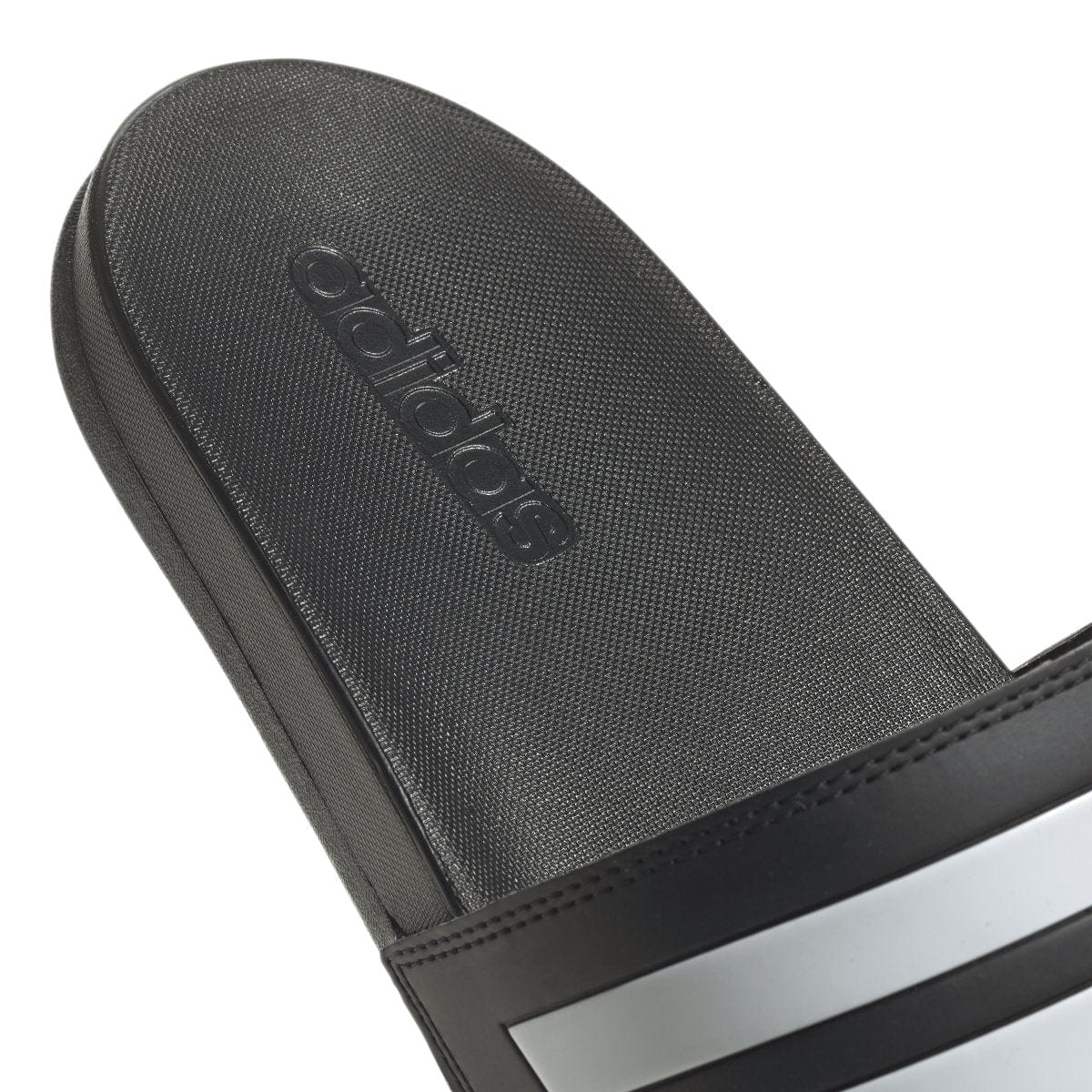 ADIDAS MEN'S ADILETTE COMFORT BLACK/WHITE SLIDES