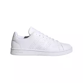 ADIDAS MEN'S ADVANTAGE BASE TRIPLE WHITE SHOE