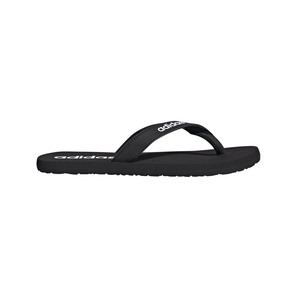 ADIDAS MEN'S EEZAY BLACK FLIP-FLOP THONGS