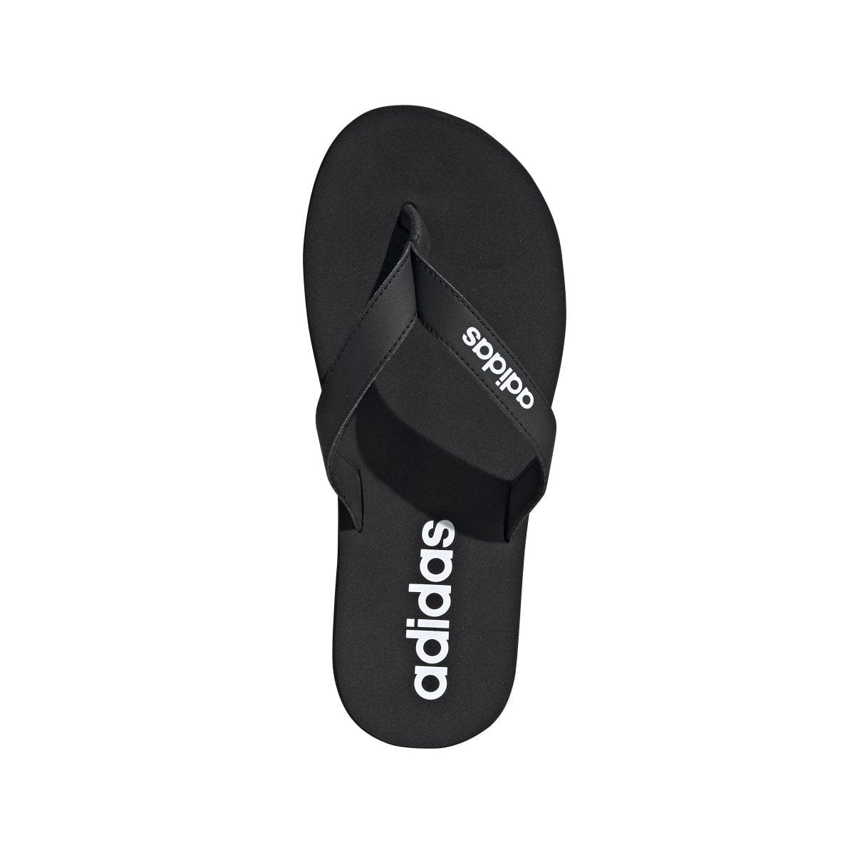 ADIDAS MEN'S EEZAY BLACK FLIP-FLOP THONGS