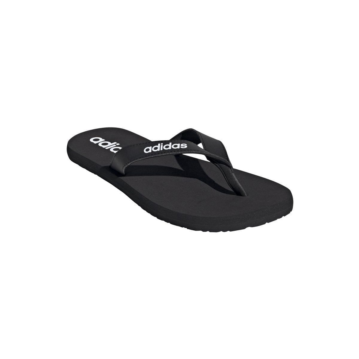 ADIDAS MEN'S EEZAY BLACK FLIP-FLOP THONGS