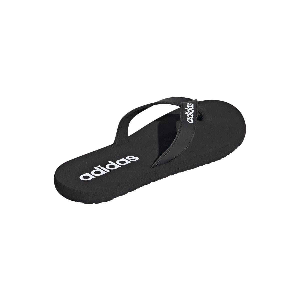 ADIDAS MEN'S EEZAY BLACK FLIP-FLOP THONGS