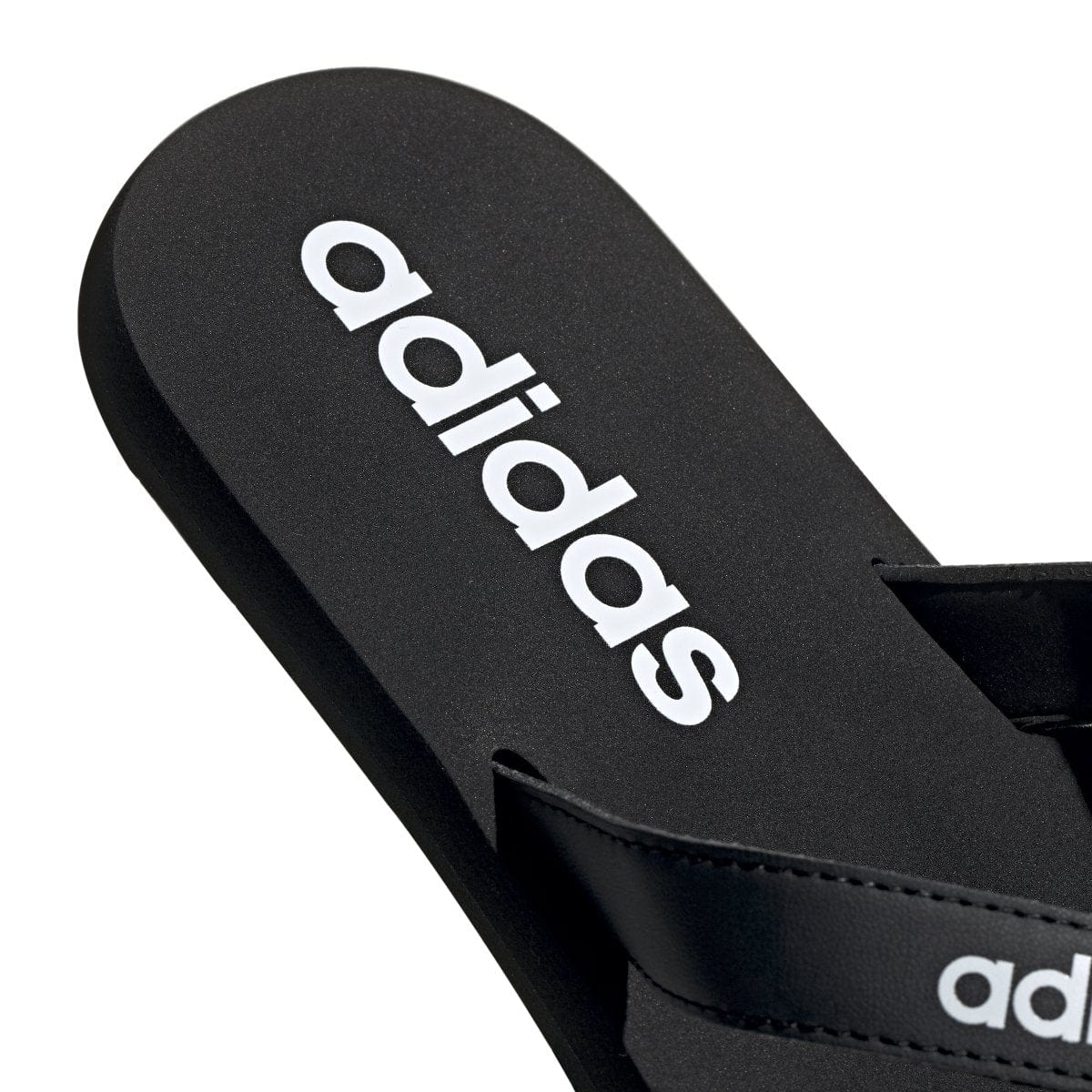 ADIDAS MEN'S EEZAY BLACK FLIP-FLOP THONGS