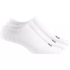 ADIDAS NO-SHOW INVISIBLE WHITE SOCKS (3 PAIRS)