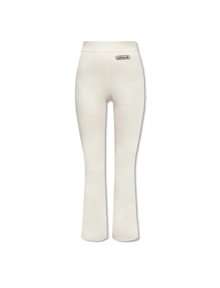 Adidas Originals Flare Trousers Wonder White