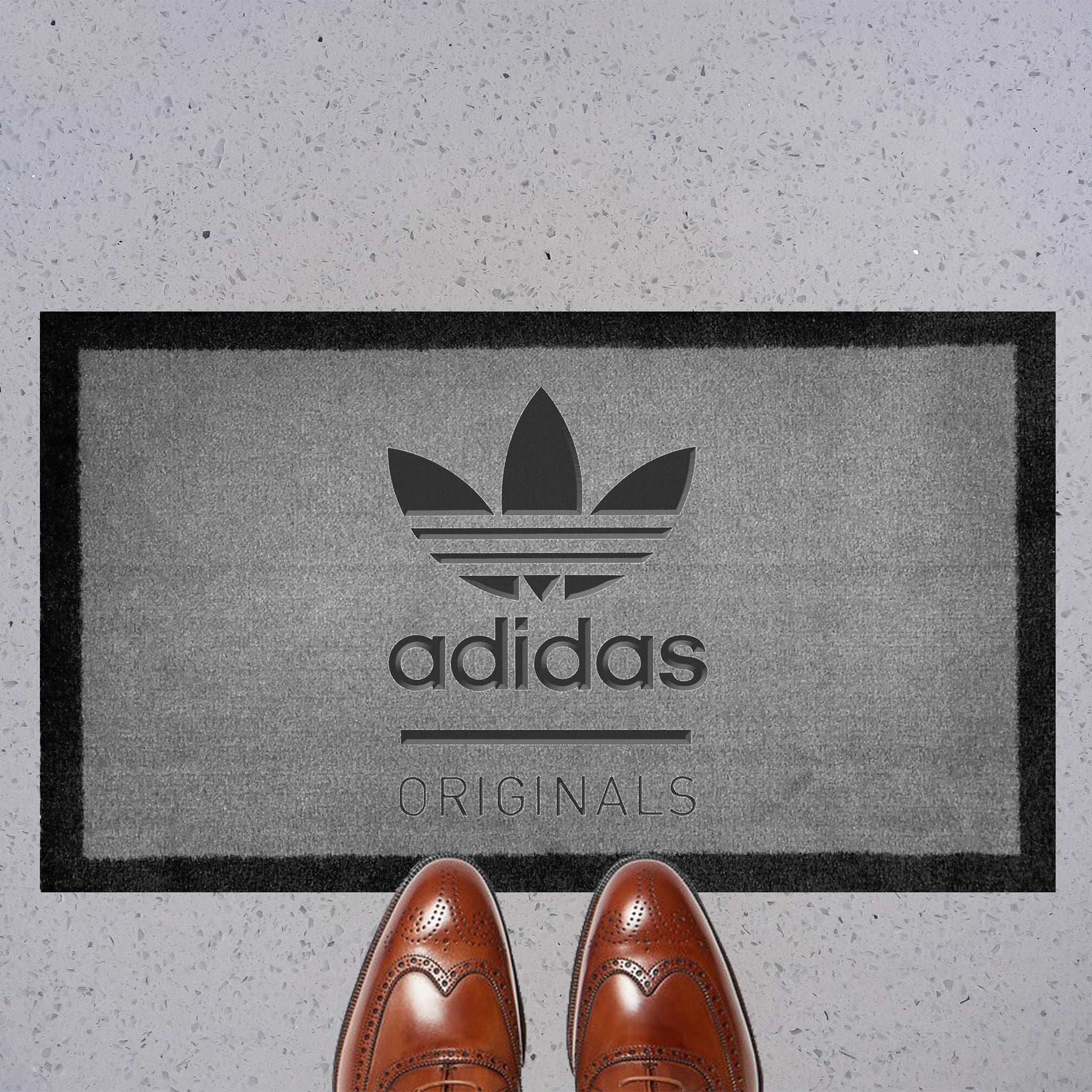 Adidas Originals Light Grey Doormat 70x40cm