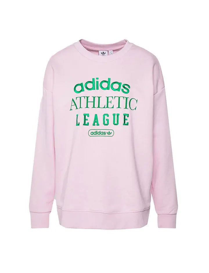 Adidas Originals Retro Logo Sweat Pink