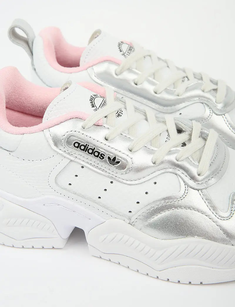 Adidas Originals Supercourt Rxw Trainer Tru Pink / Cry White / Ftwwht