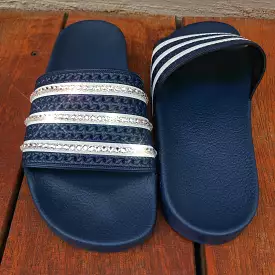 Adilette Unisex Slides (Navy Blue)