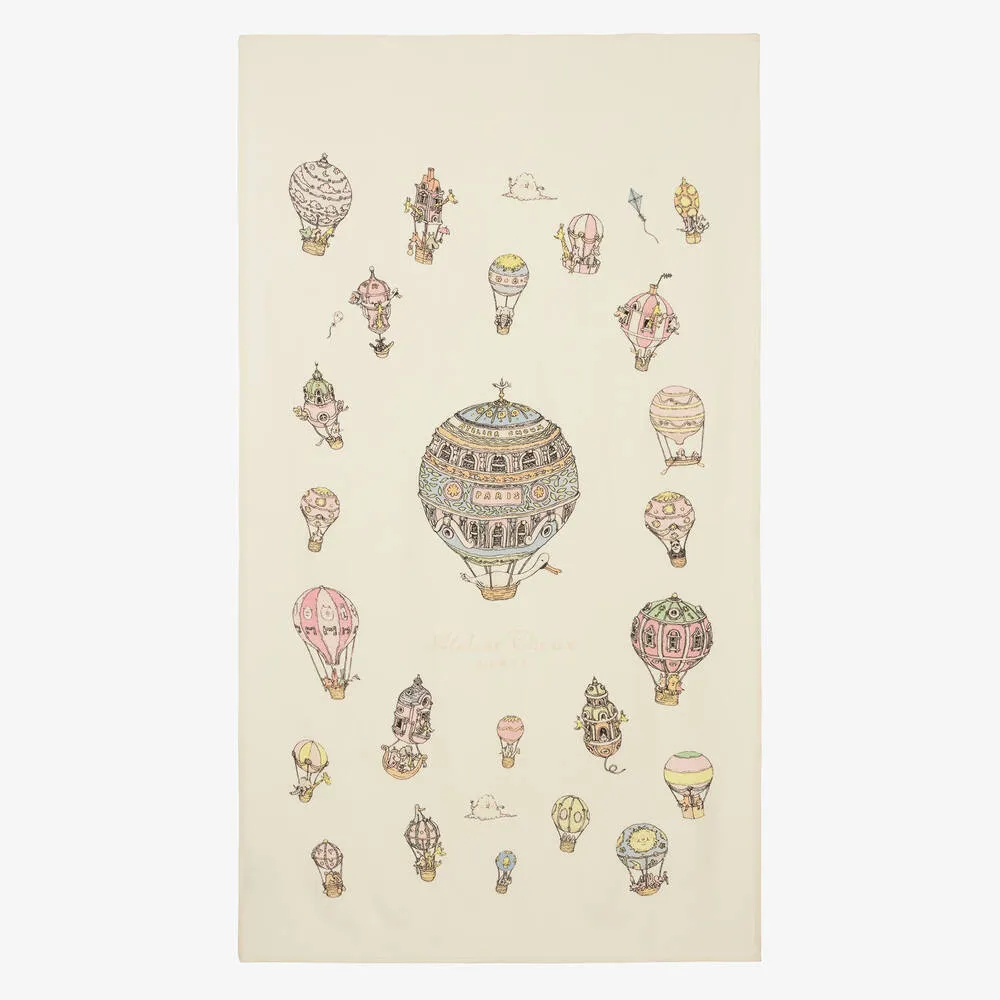 Atelier Choux Paris Blanket Cashmere Hot Air Balloons