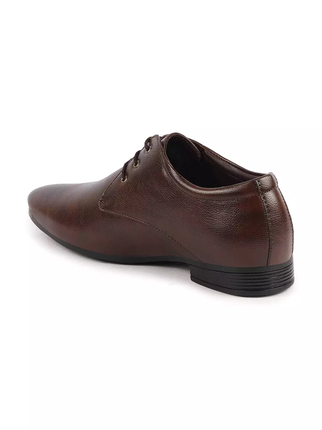 Basics Men Brown Formal Office Lace Up Shoes