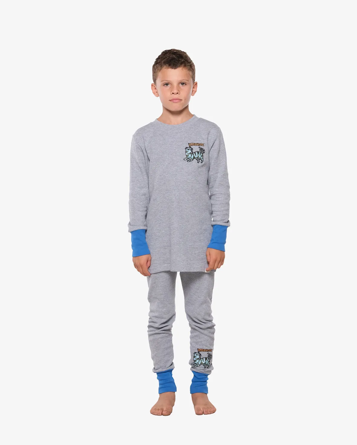 BOB Tiger Waffle Grey Marle PJ's