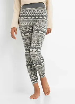 bonprix Fairisle Thermal Leggings | Grattan