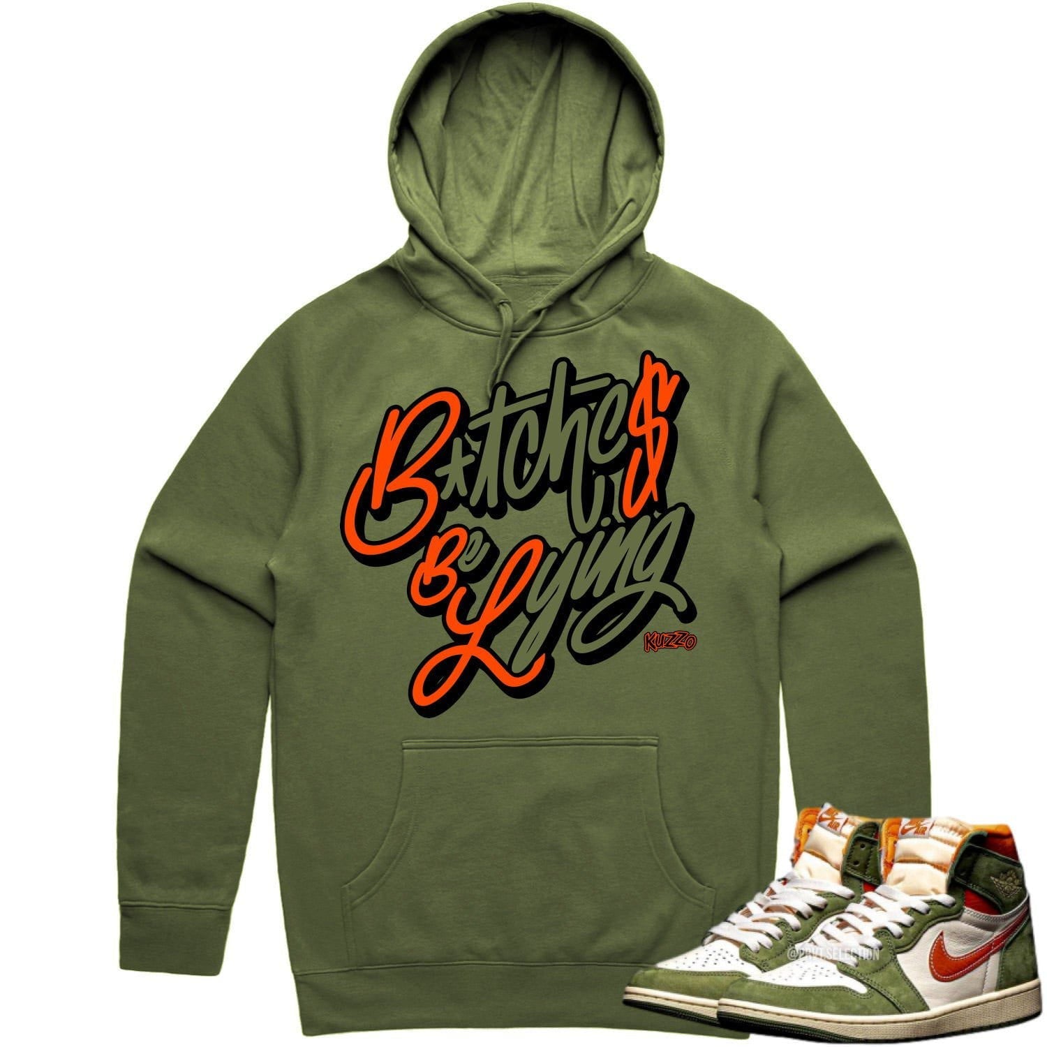 Jordan 1 Celadon 1s Hoodie to Match - CELADON BBL