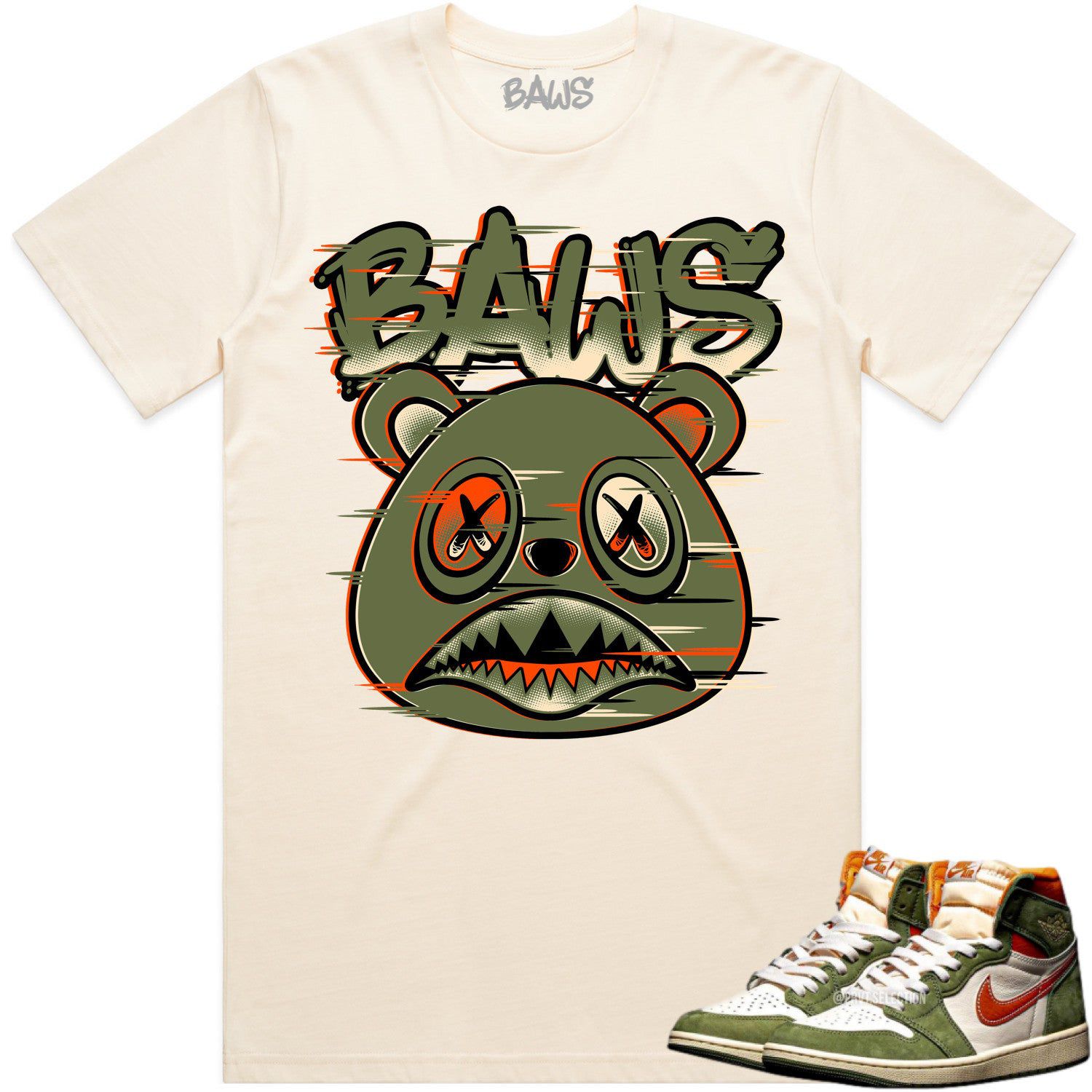 Jordan 1 Celadon 1s Shirt to Match - CELADON GLITCH BAWS