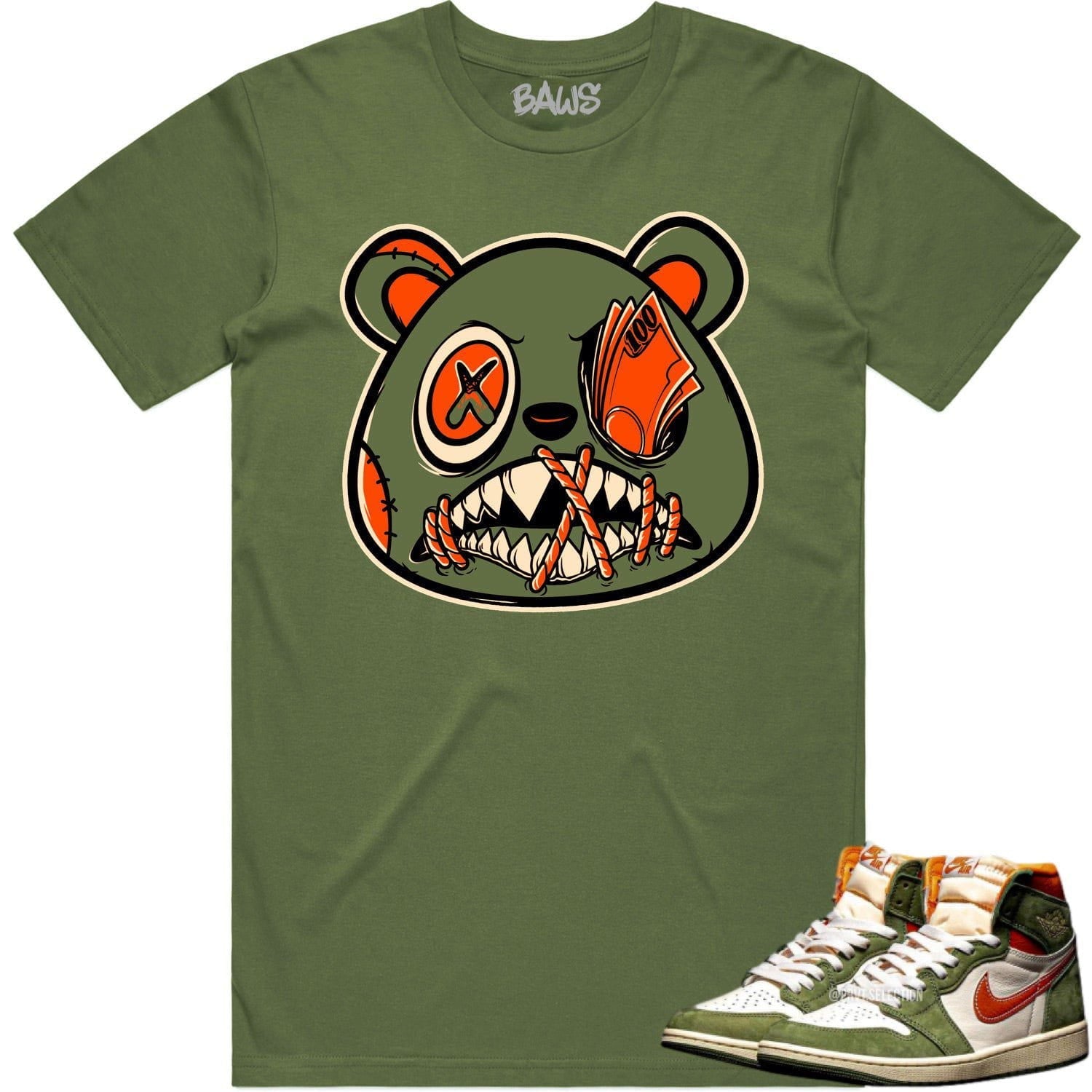 Jordan 1 Celadon 1s Shirt to Match - CELADON MONEY TALKS BAWS