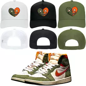 Jordan 1 Celadon 1s Trucker Hat to Match : CELADON HEART BAWS