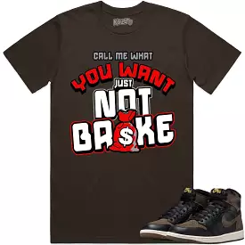 Jordan 1 Palomino 1s Shirt to Match - RED NOT BROKE