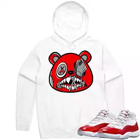 Jordan 11 Cherry 11s Hoodie to Match - ANGRY MONEY TALKS BAWS