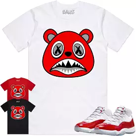 Jordan 11 Cherry 11s Shirt to Match - ANGRY BAWS BEAR