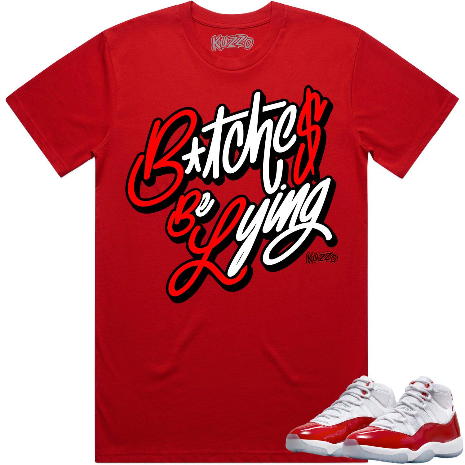 Jordan 11 Cherry 11s Shirt to Match - RED BBL