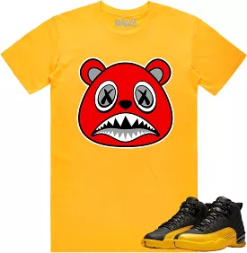 Jordan 12 University Gold 12s Shirt to Match - ANGRY BAWS BEAR