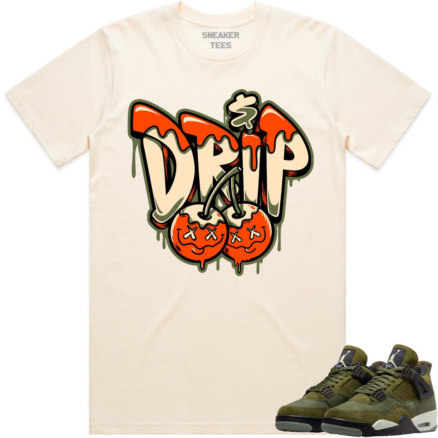 Jordan 4 Craft Olive 4s Shirt to Match - CELADON MONEY DRIP