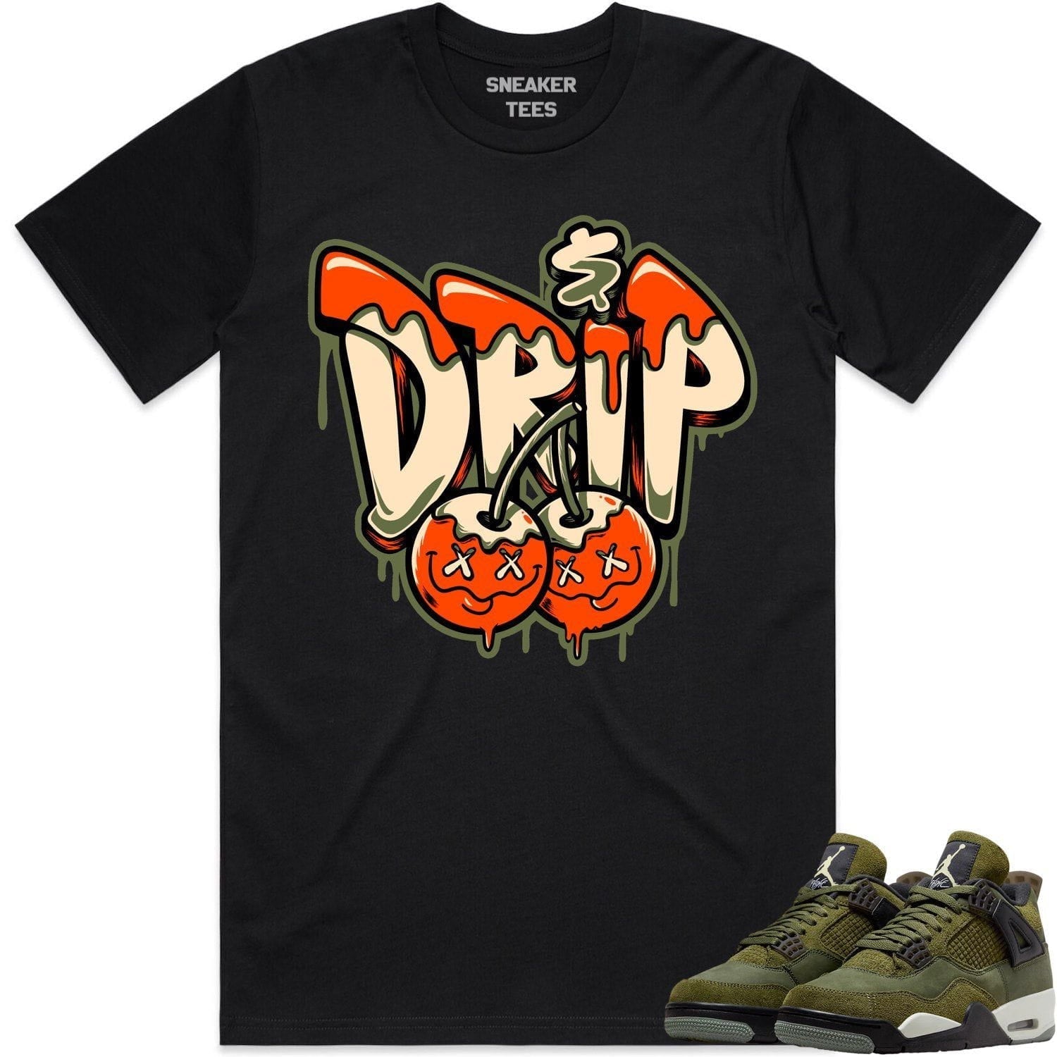 Jordan 4 Craft Olive 4s Shirt to Match - CELADON MONEY DRIP