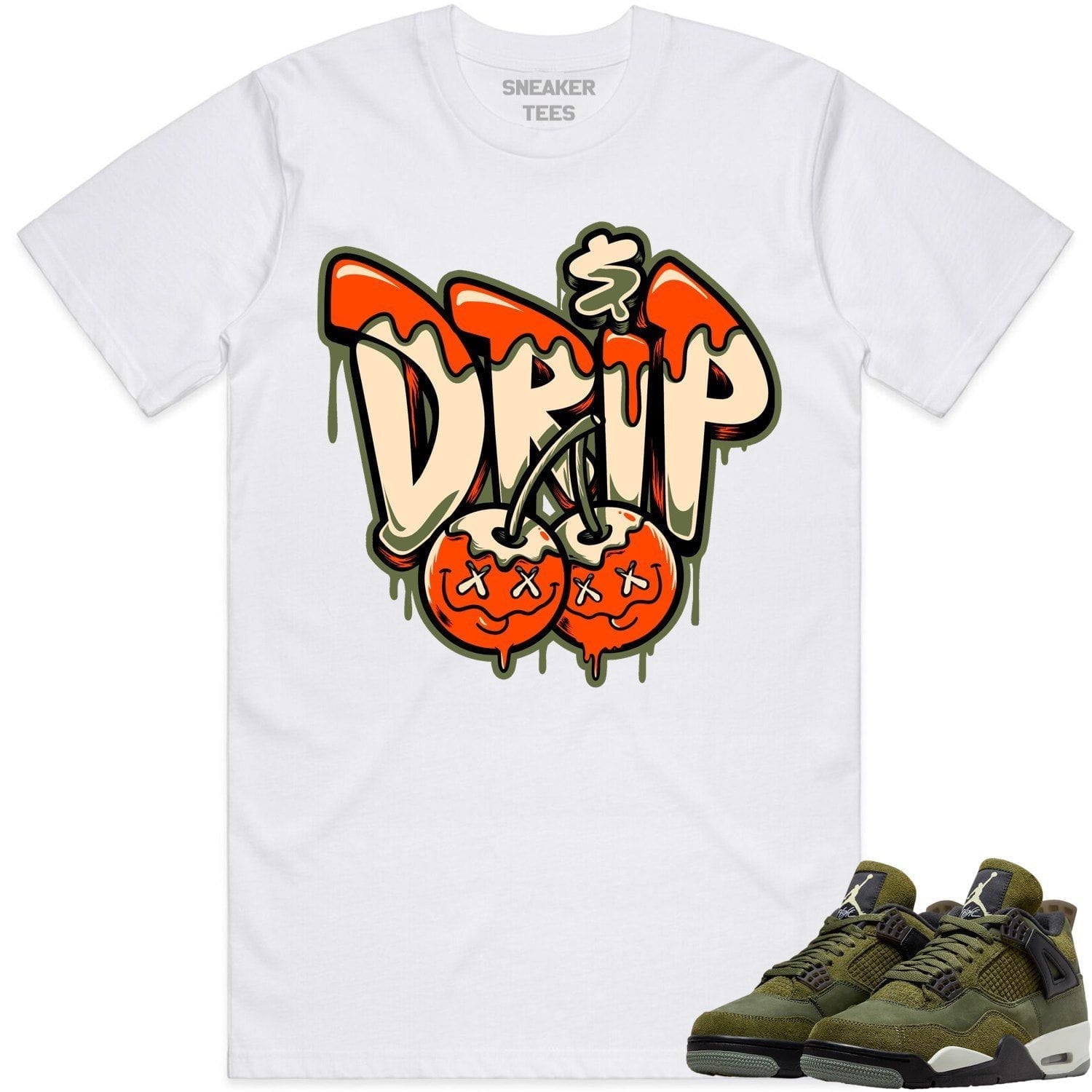 Jordan 4 Craft Olive 4s Shirt to Match - CELADON MONEY DRIP