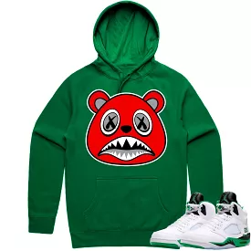 Jordan 5 Lucky Green 5s Hoodie to Match - ANGRY BAWS BEAR