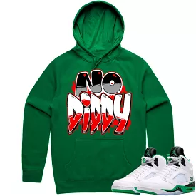 Jordan 5 Lucky Green 5s Hoodie to Match - RED NODIDDY