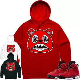 Jordan 6 Toro Bravo 6s Hoodie to Match - ANGRY BAWS BEAR