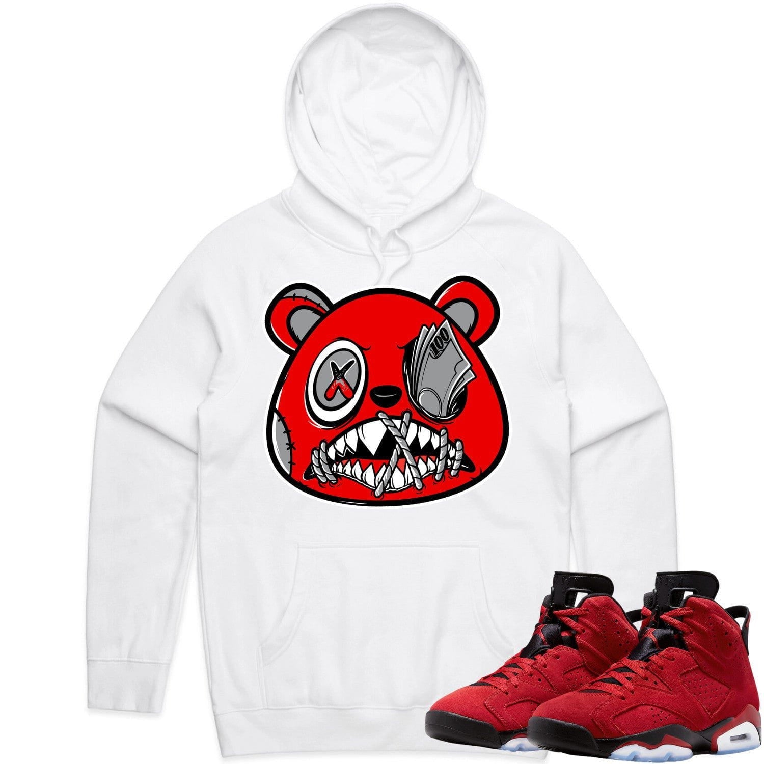 Jordan 6 Toro Bravo 6s Hoodie to Match - ANGRY MONEY TALKS BAWS