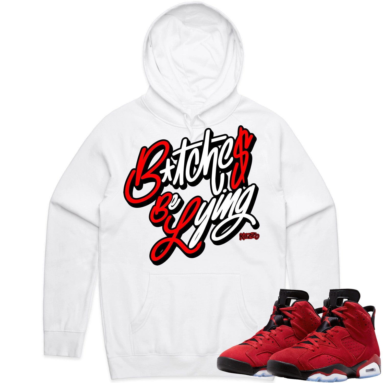 Jordan 6 Toro Bravo 6s Hoodie to Match - RED BBL