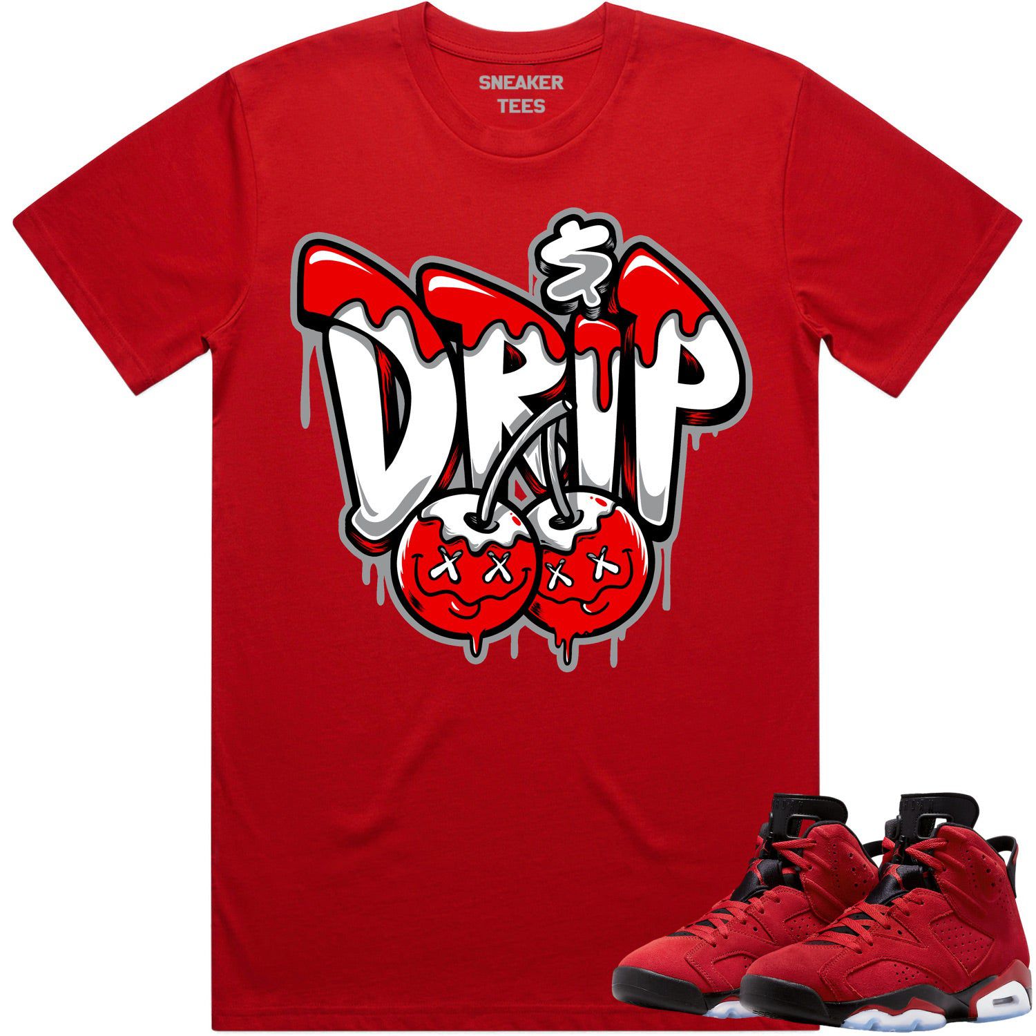 Jordan 6 Toro Bravo 6s Shirt to Match - RED MONEY DRIP