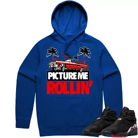 Jordan 8 Playoff 8s Hoodie to Match - RED PMR