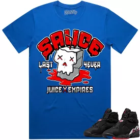 Jordan 8 Playoff 8s Shirt to Match - RED SAUCE