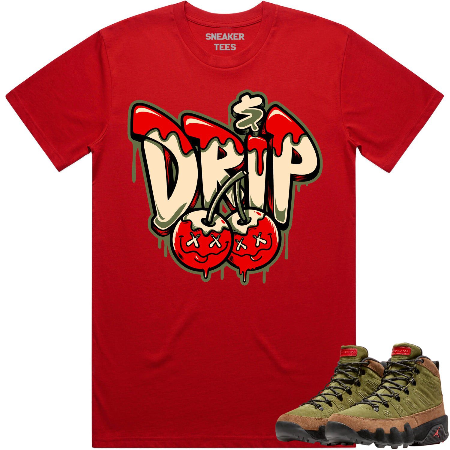 Jordan 9 Beef Broccoli 9s Shirt to Match - OLIVE MONEY DRIP