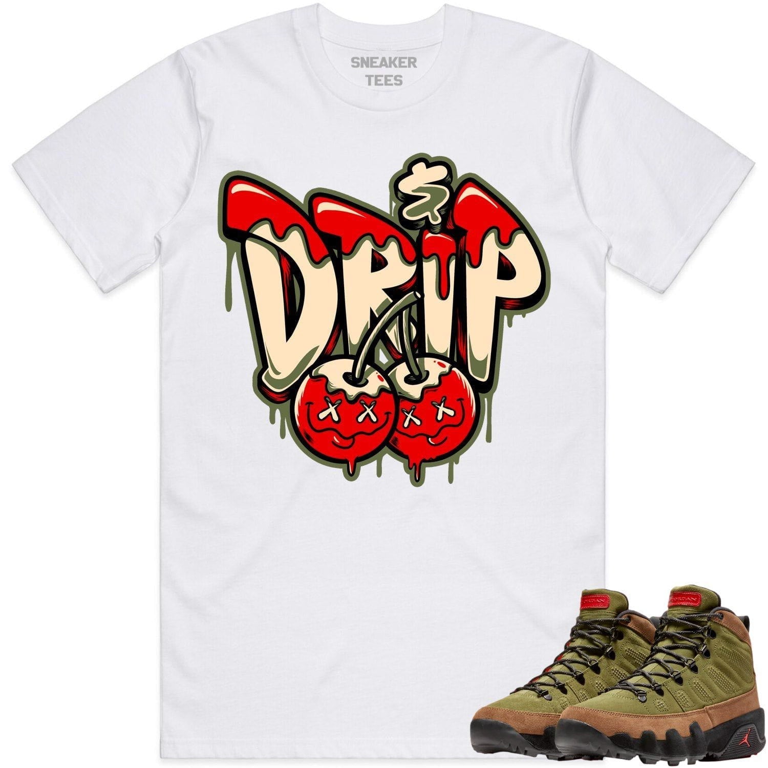 Jordan 9 Beef Broccoli 9s Shirt to Match - OLIVE MONEY DRIP