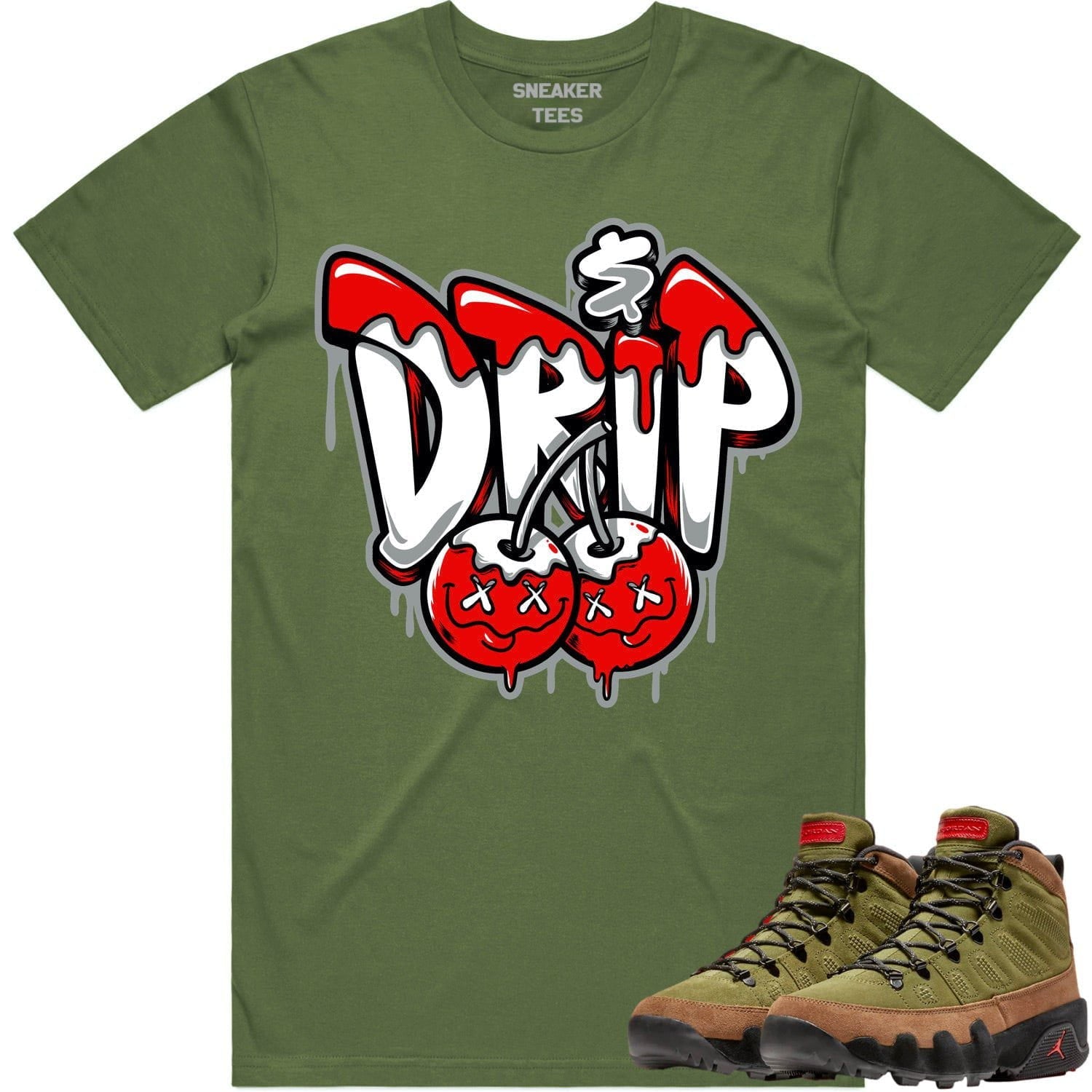 Jordan 9 Beef Broccoli 9s Shirt to Match - RED MONEY DRIP