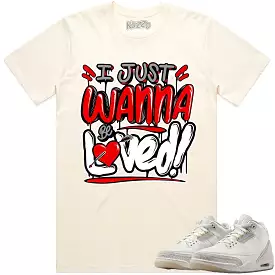 Jordan Retro 3 Craft Ivory 3s Shirt to Match - RED LOVED