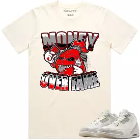 Jordan Retro 3 Craft Ivory 3s Shirt to Match - RED MOF