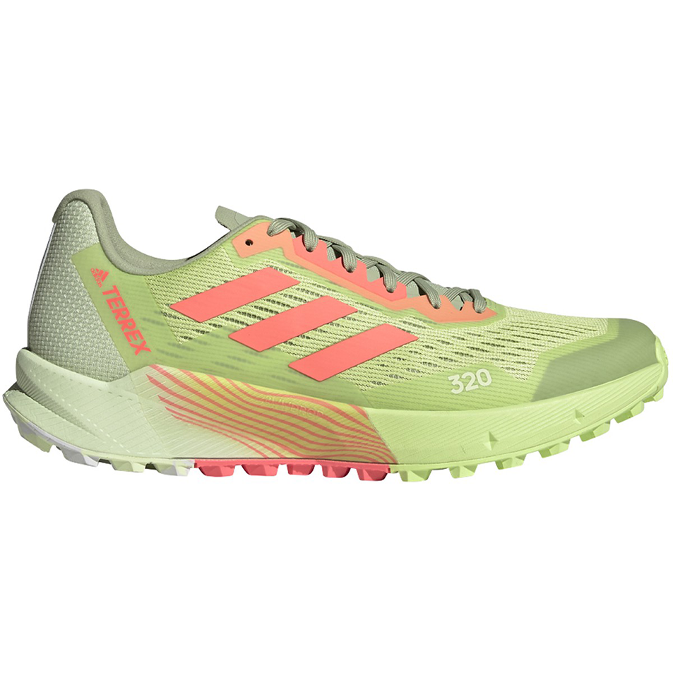 Men's Adidas Terrex Agravic Flow 2, Pulse Lime/Turbo/White, 11.5 D Medium