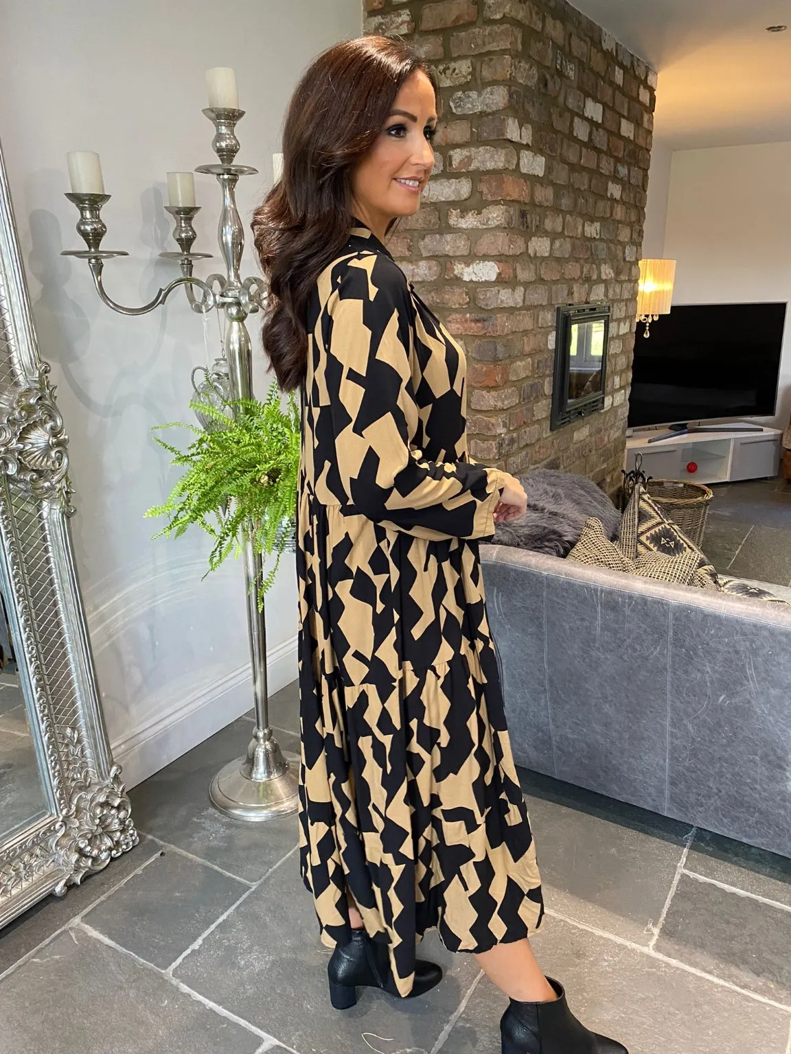 Patterned Maxi Dress Dolly